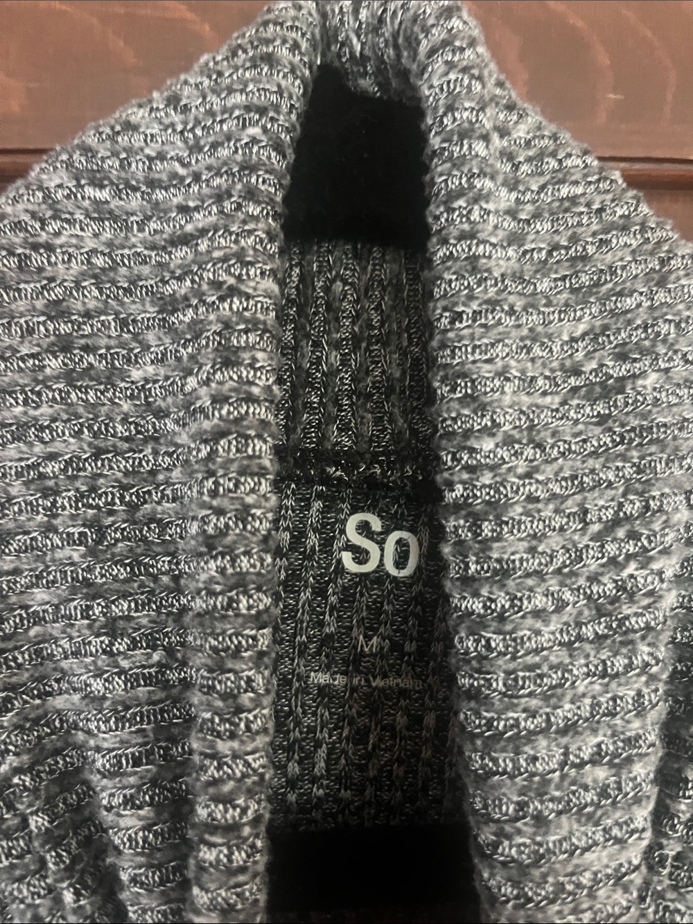 SO Heather Gray Ribbed Turtleneck Sweater Dress - Picture 2 of 6